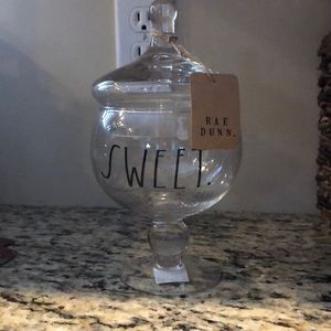 Rae Dunn Glass Sweet Jar